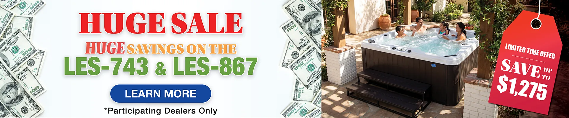 Calspas hot tub being used in a family setting - Oklahoma City