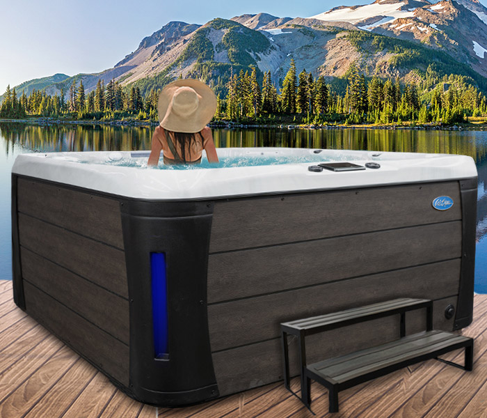 Calspas hot tub being used in a family setting - hot tubs spas for sale Oklahoma City